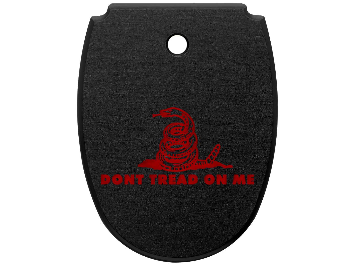 NDZ Sig P320X X5 Legion P320 M18 Aluminum Mag Floor Plate Black Engraved Red - Picture 16 of 70