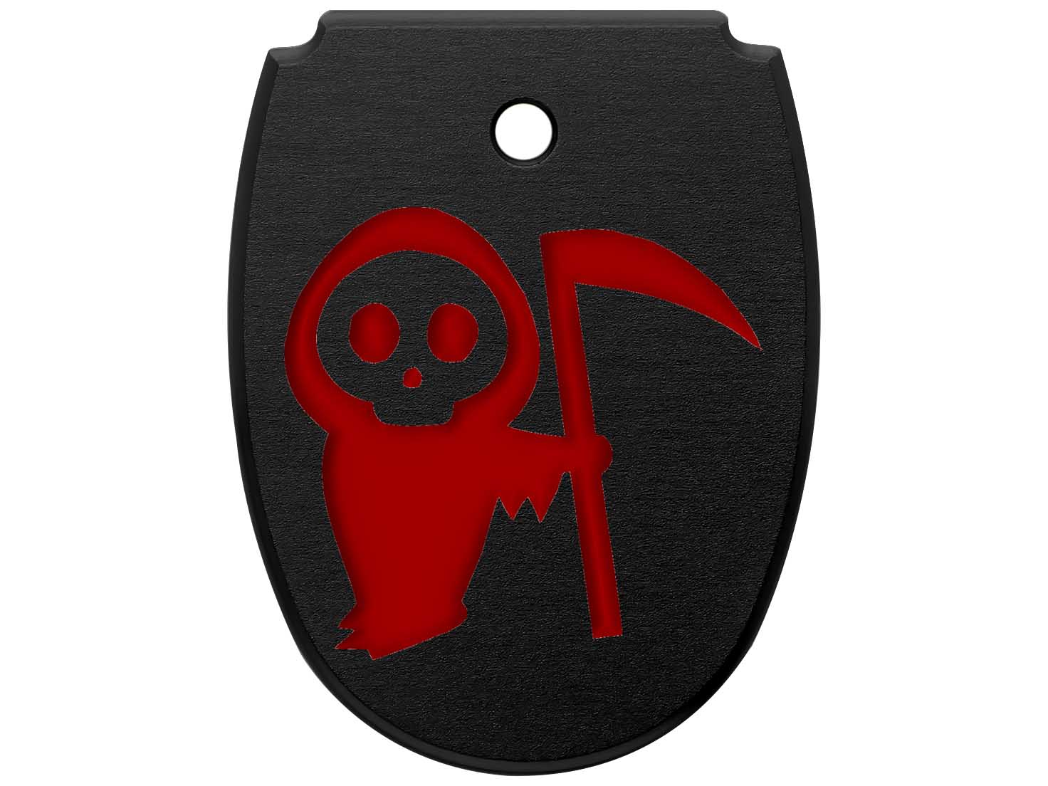 NDZ Sig P320X X5 Legion P320 M18 Aluminum Mag Floor Plate Black Engraved Red - Picture 20 of 70