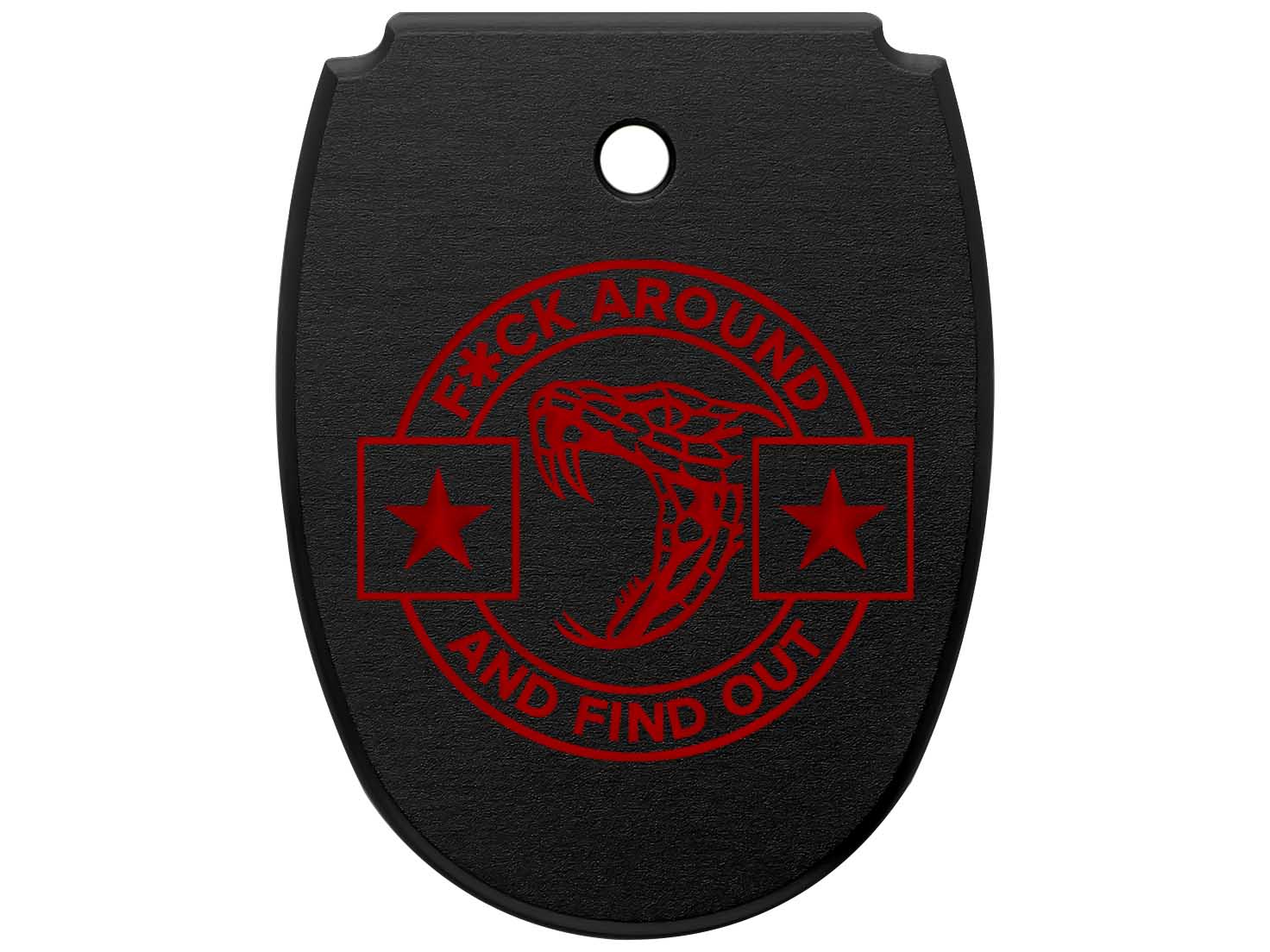 NDZ Sig P320X X5 Legion P320 M18 Aluminum Mag Floor Plate Black Engraved Red - Picture 55 of 70