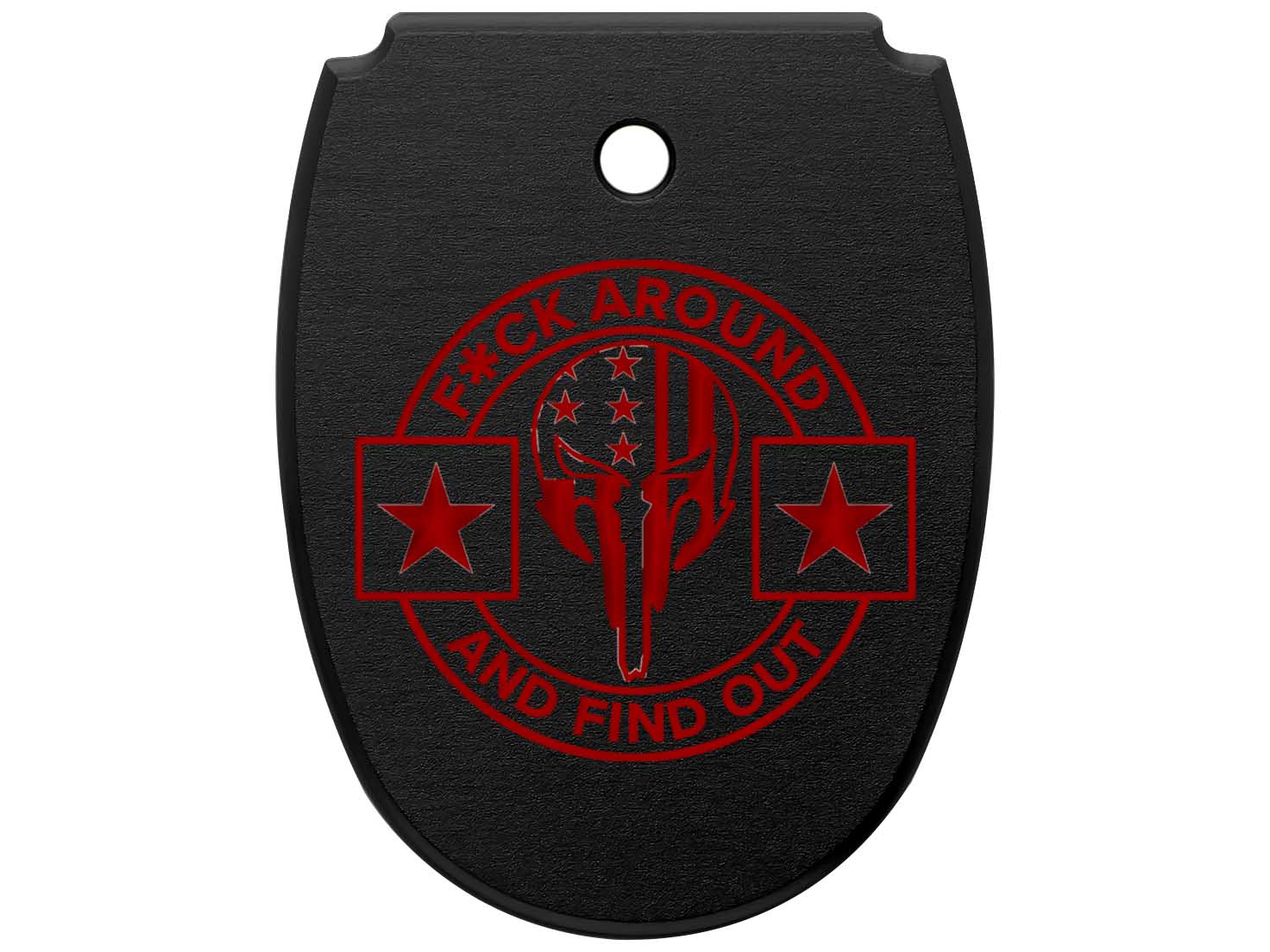 NDZ Sig P320X X5 Legion P320 M18 Aluminum Mag Floor Plate Black Engraved Red - Picture 56 of 70