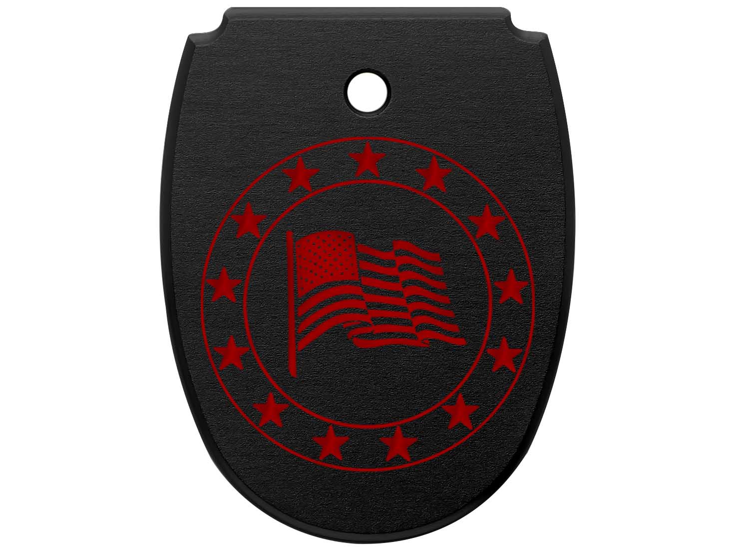 NDZ Sig P320X X5 Legion P320 M18 Aluminum Mag Floor Plate Black Engraved Red - Picture 60 of 70