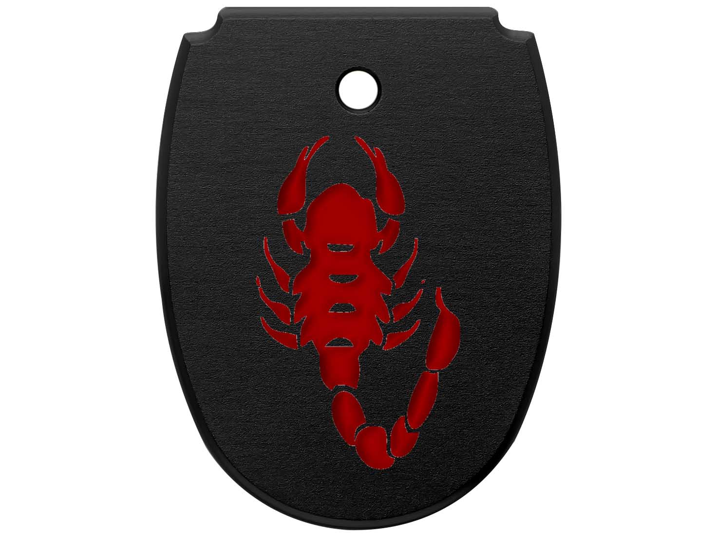 NDZ Sig P320X X5 Legion P320 M18 Aluminum Mag Floor Plate Black Engraved Red - Picture 25 of 70