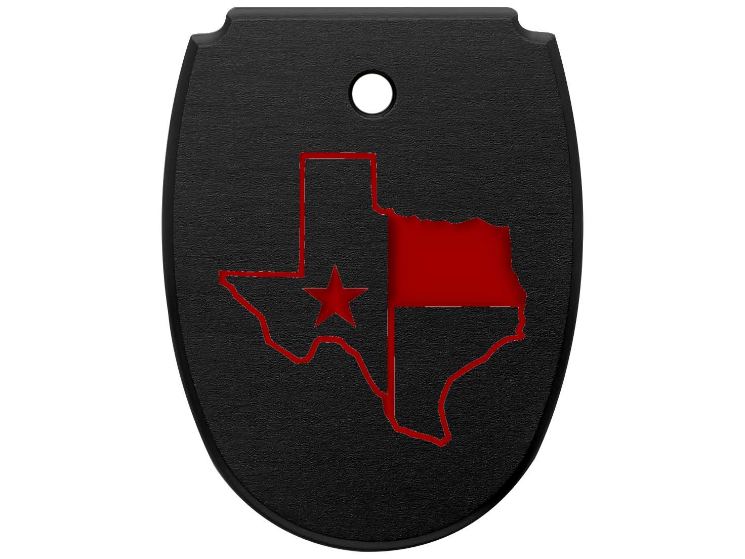 NDZ Sig P320X X5 Legion P320 M18 Aluminum Mag Floor Plate Black Engraved Red - Picture 28 of 70