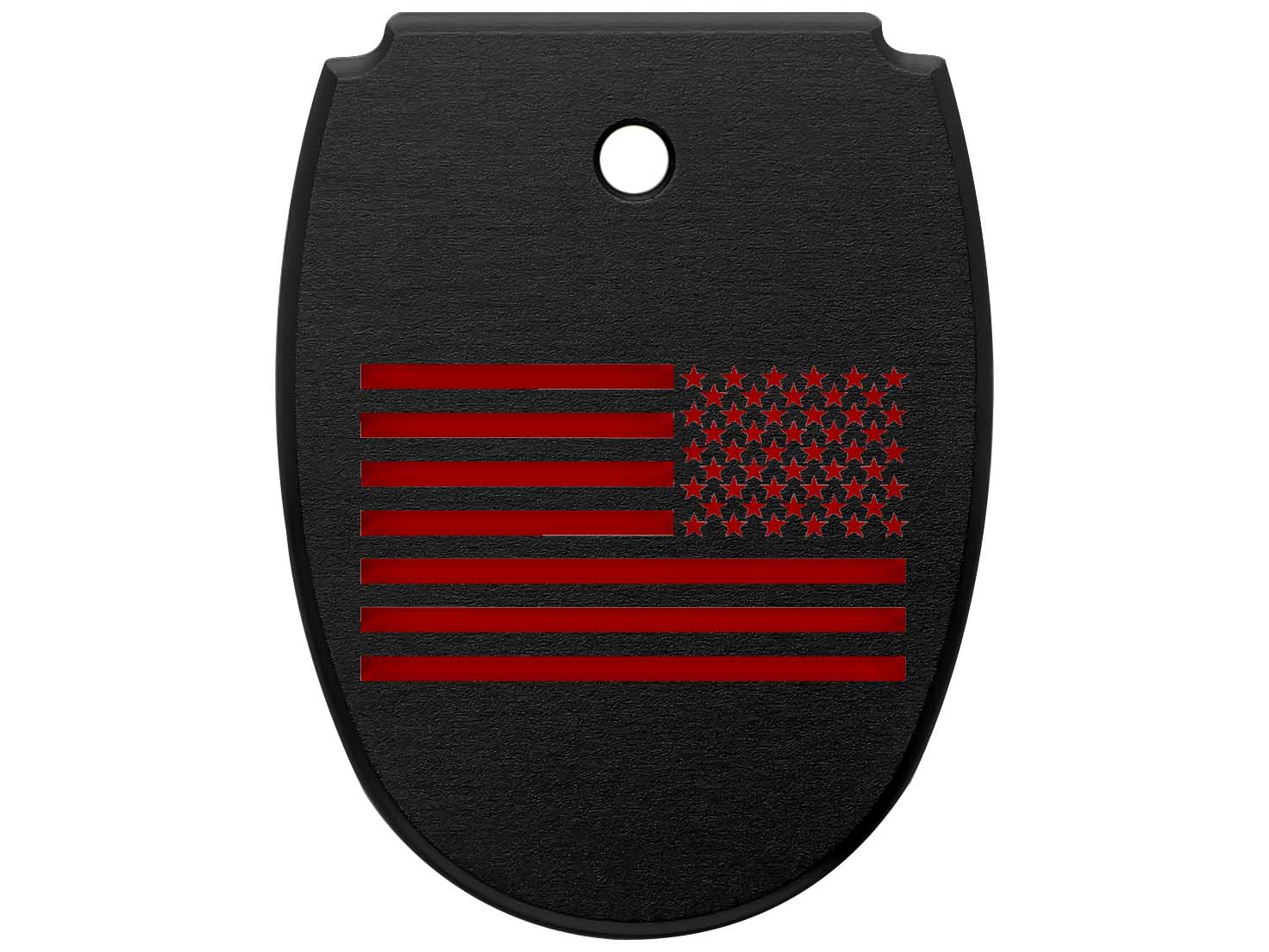 NDZ Sig P320X X5 Legion P320 M18 Aluminum Mag Floor Plate Black Engraved Red - Picture 30 of 70