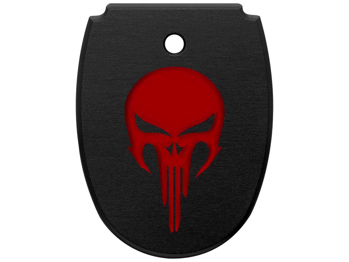 NDZ Sig P320X X5 Legion P320 M18 Aluminum Mag Floor Plate Black Engraved Red - Picture 40 of 70
