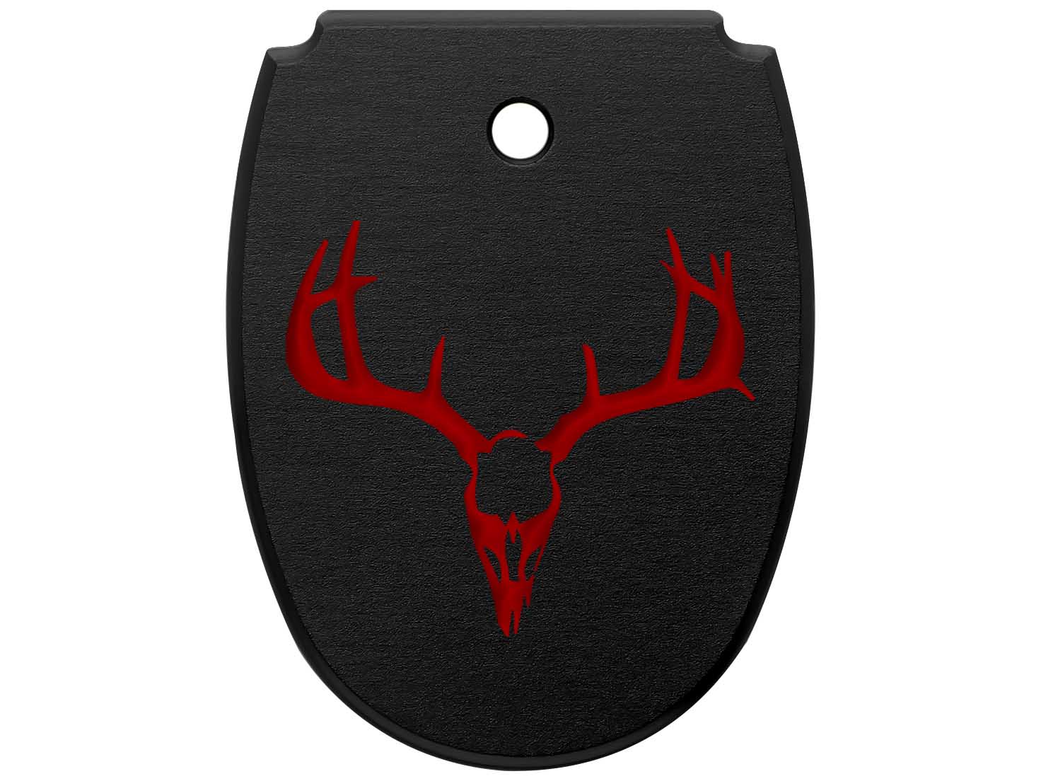 NDZ Sig P320X X5 Legion P320 M18 Aluminum Mag Floor Plate Black Engraved Red - Picture 43 of 70