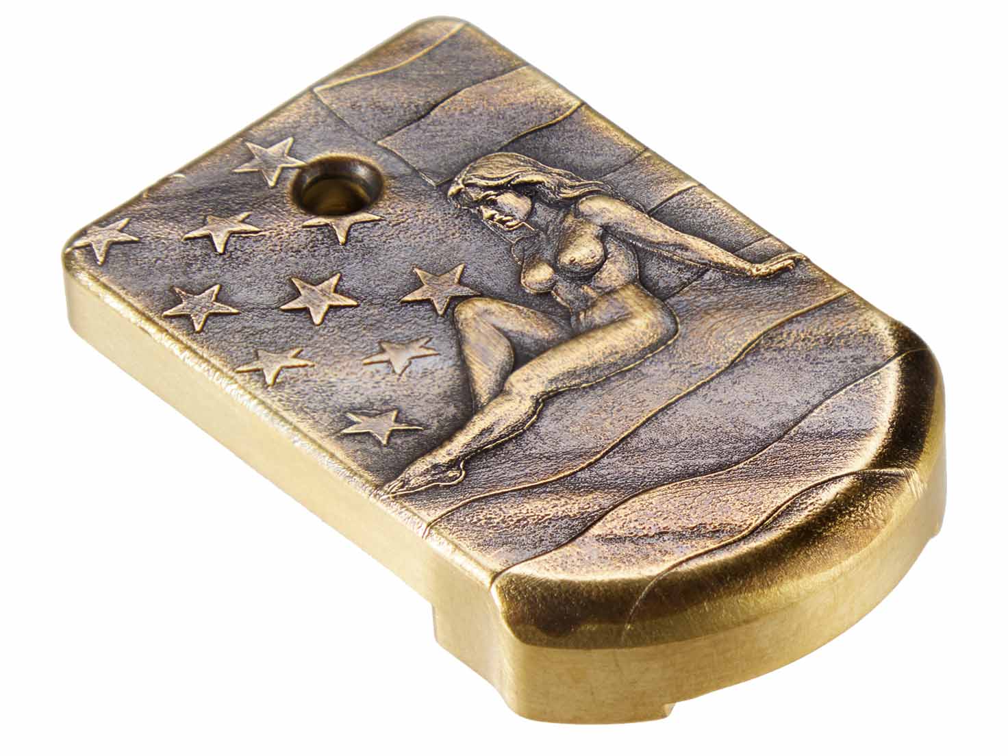 NDZ Sig P365 P365XL Brass Weighted 3D Magazine Base Plate 10 & 12