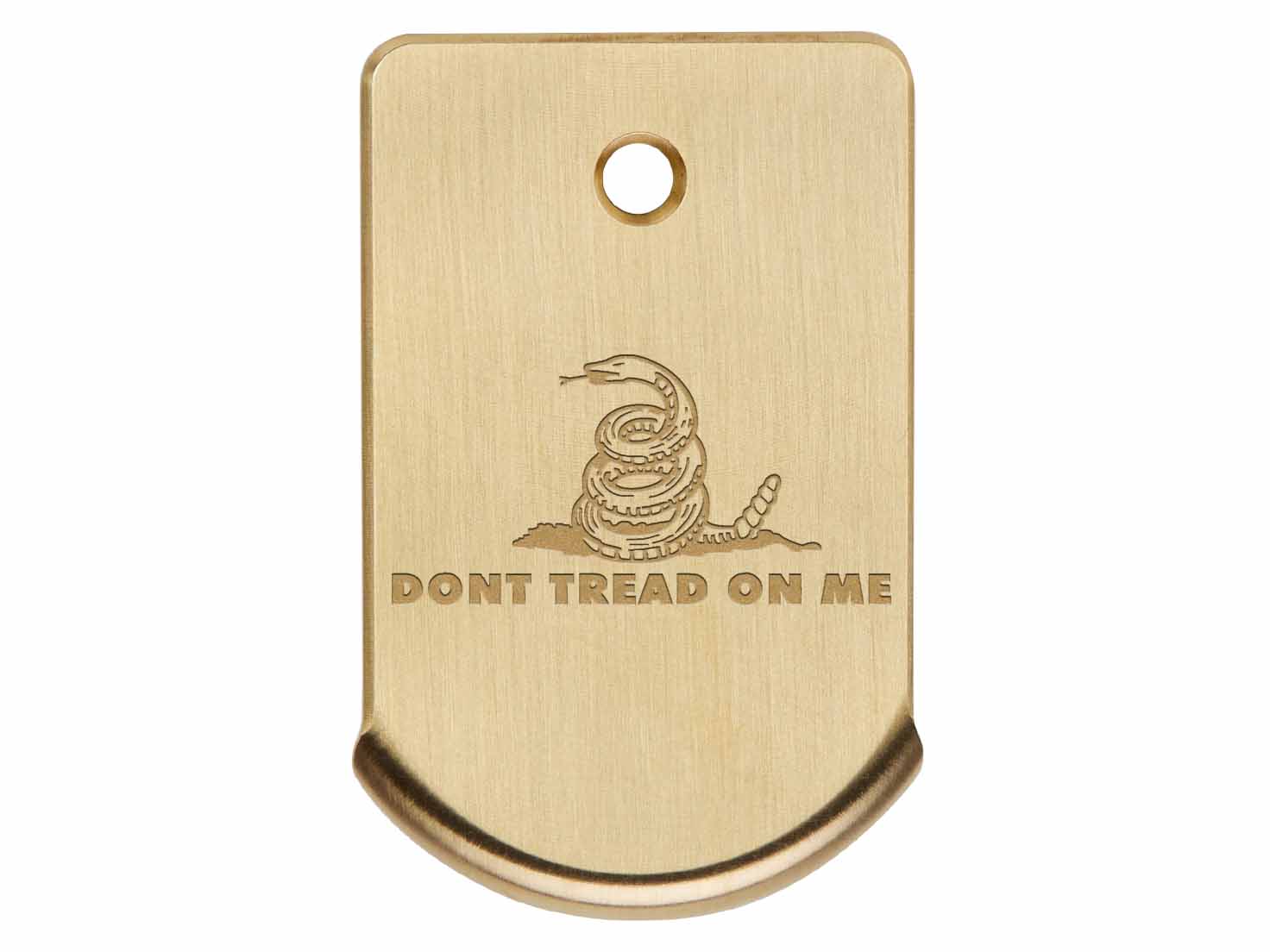 NDZ P365 P365XL Brass Weighted Magazine Base Plate Slim Carry