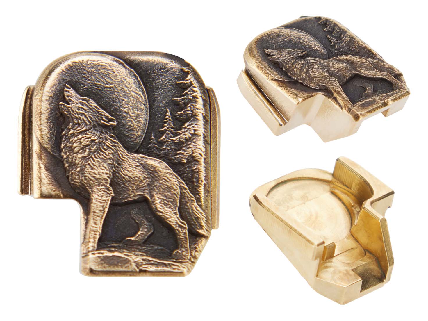 NDZ Sig P365 P365XL X Macro Fuse Brass 3D Slide Cover Back Plate