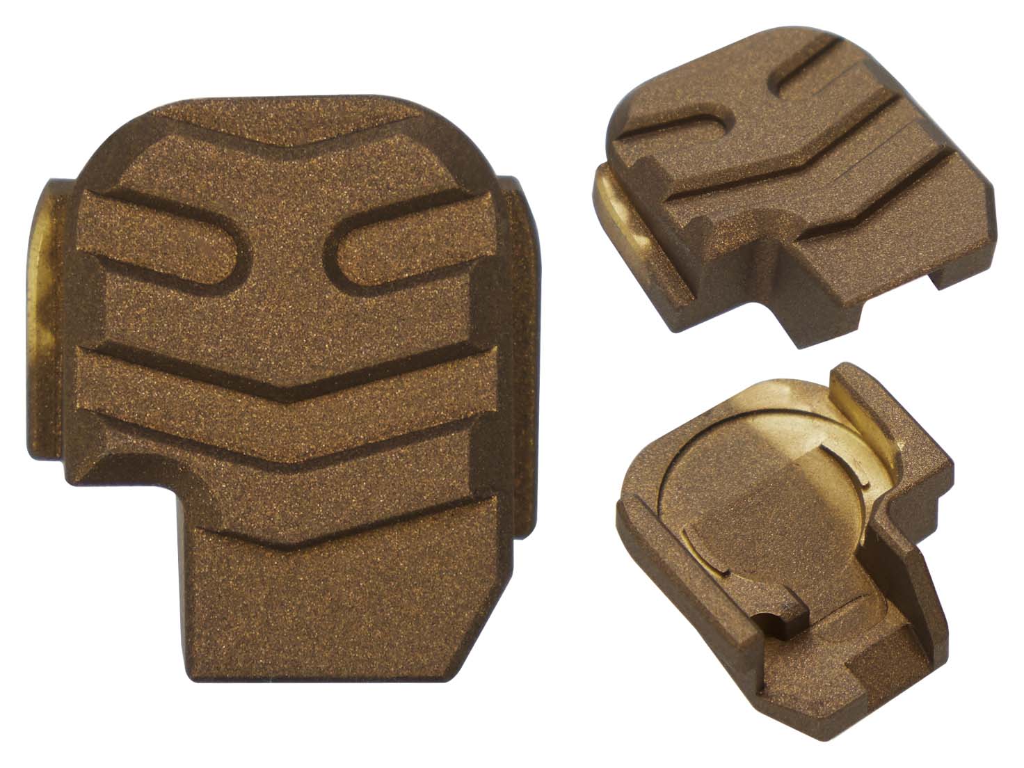 NDZ Sig P365, XL, Fuse, X Macro Slide Cover Back Plate Brass Aspis