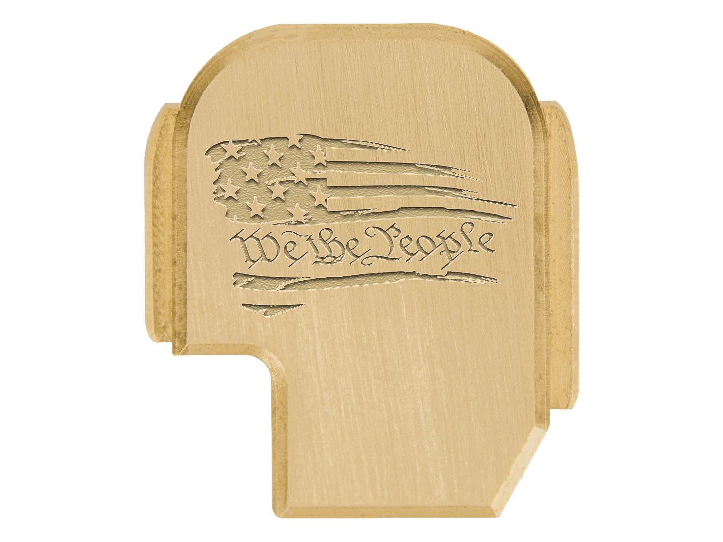 NDZ Sig P365, XL, Fuse, X Macro, AXG Brass Slide Cover Back Plate