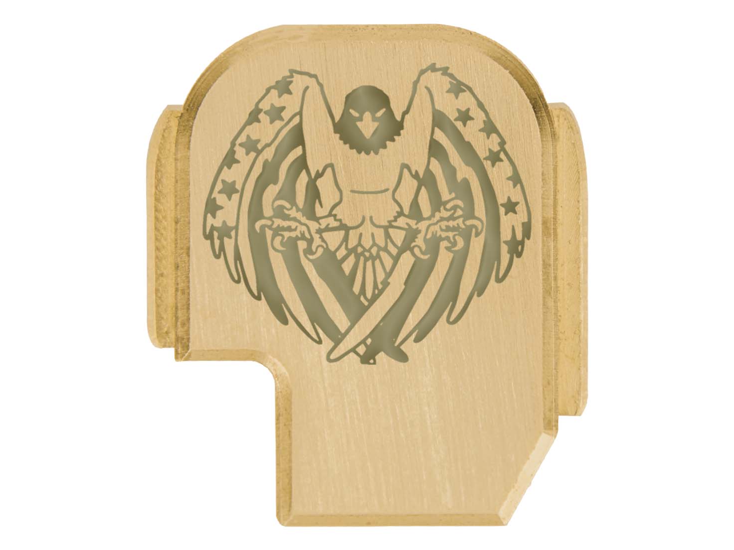NDZ Brass Slide Cover Back Plate for Sig P365, XL, Fuse, X Macro