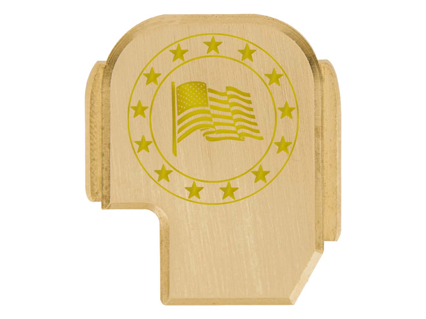 NDZ Sig P365, XL, Fuse, X Macro, AXG Brass Slide Cover Back Plate
