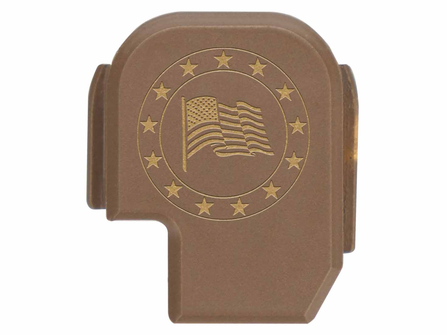 NDZ Sig P365 XL Fuse X Macro Brass Slide Back Plate Cerakote FDE