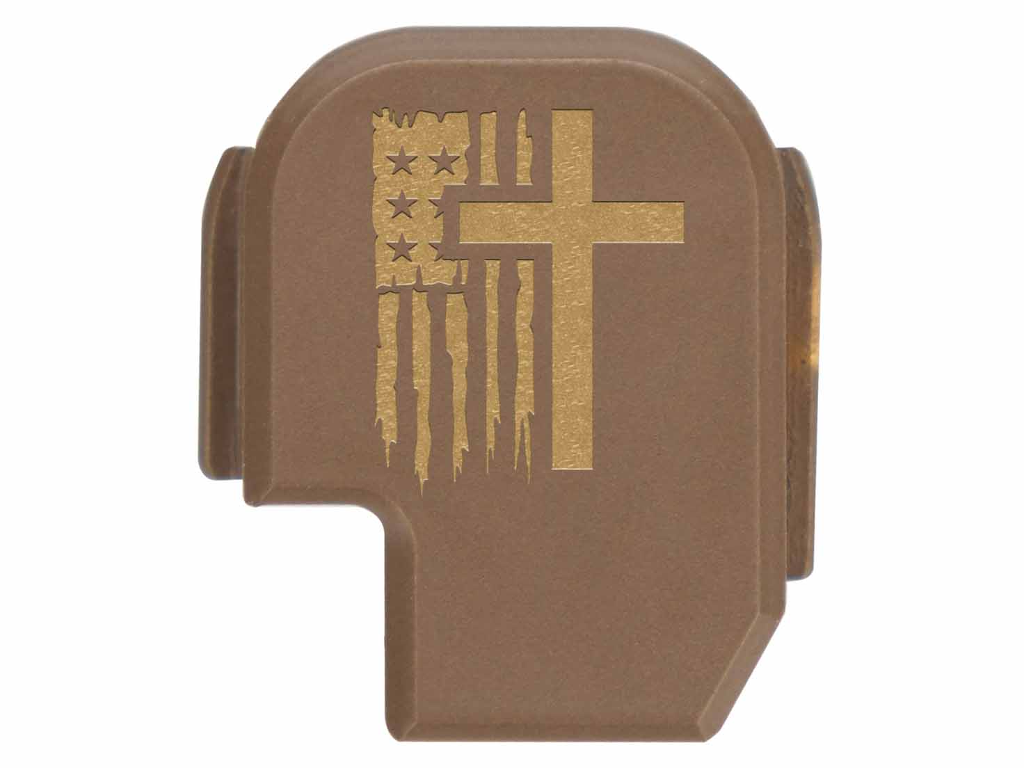 NDZ Sig P365 XL Fuse X Macro Brass Slide Back Plate Cerakote FDE