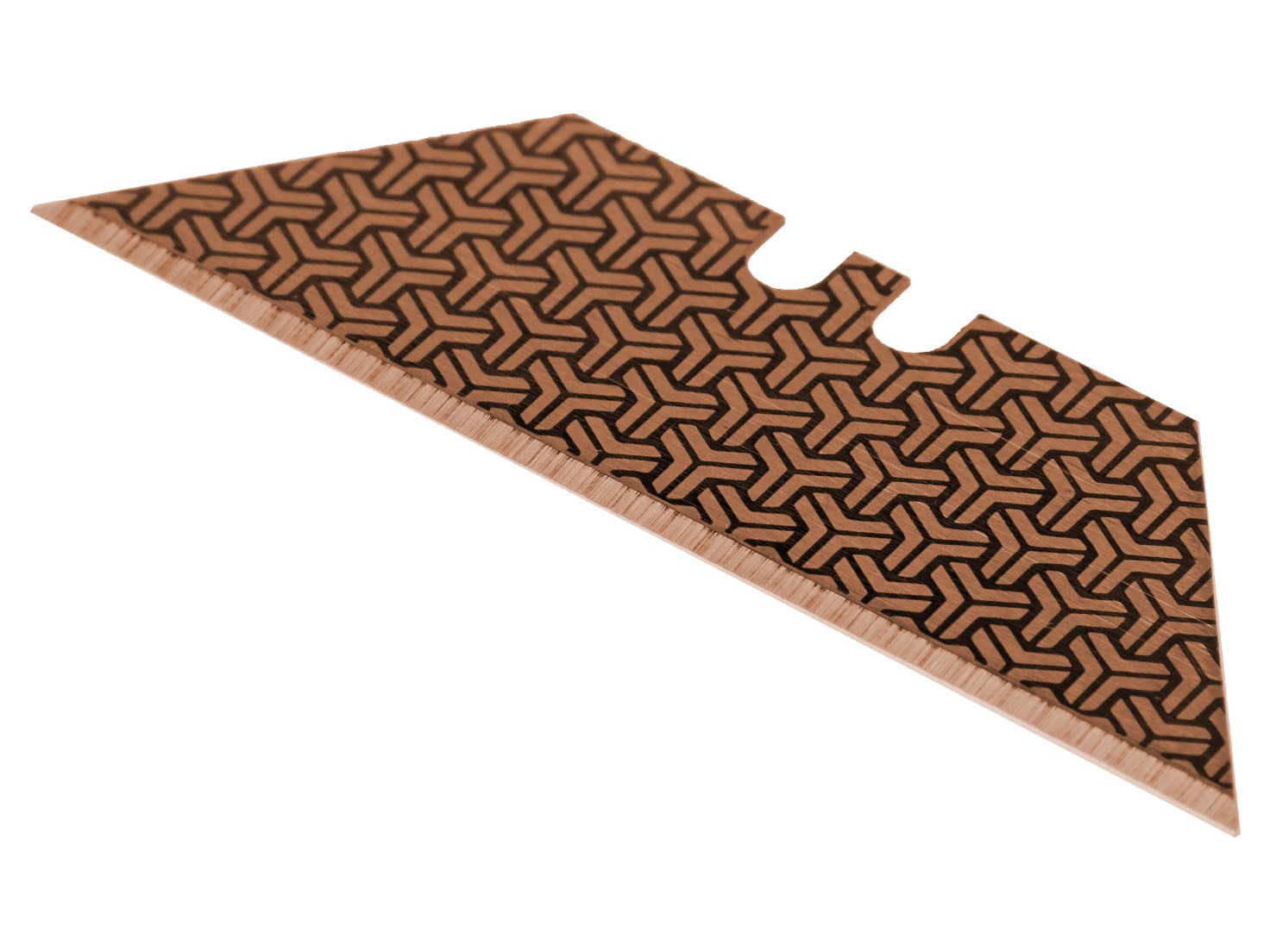 NDZ Copper Laser Engraved Utility Knife Blade Custom Design | eBay